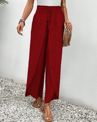 Lizzy | Pantalon à jambes larges avec impression géométrique