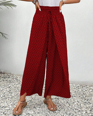 Lizzy | Pantalon à jambes larges avec impression géométrique