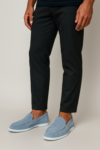 Élégants mocassins en daim