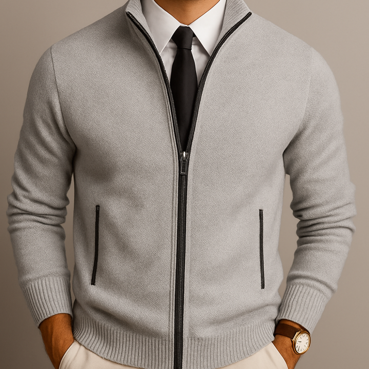 Marc | Cardigan zippé élégant