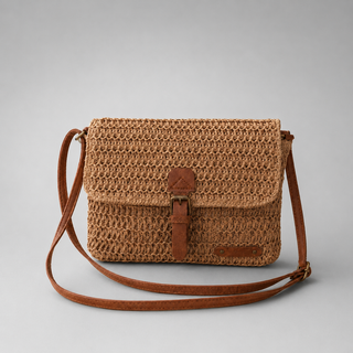 Sac bandoulière tissé Solara