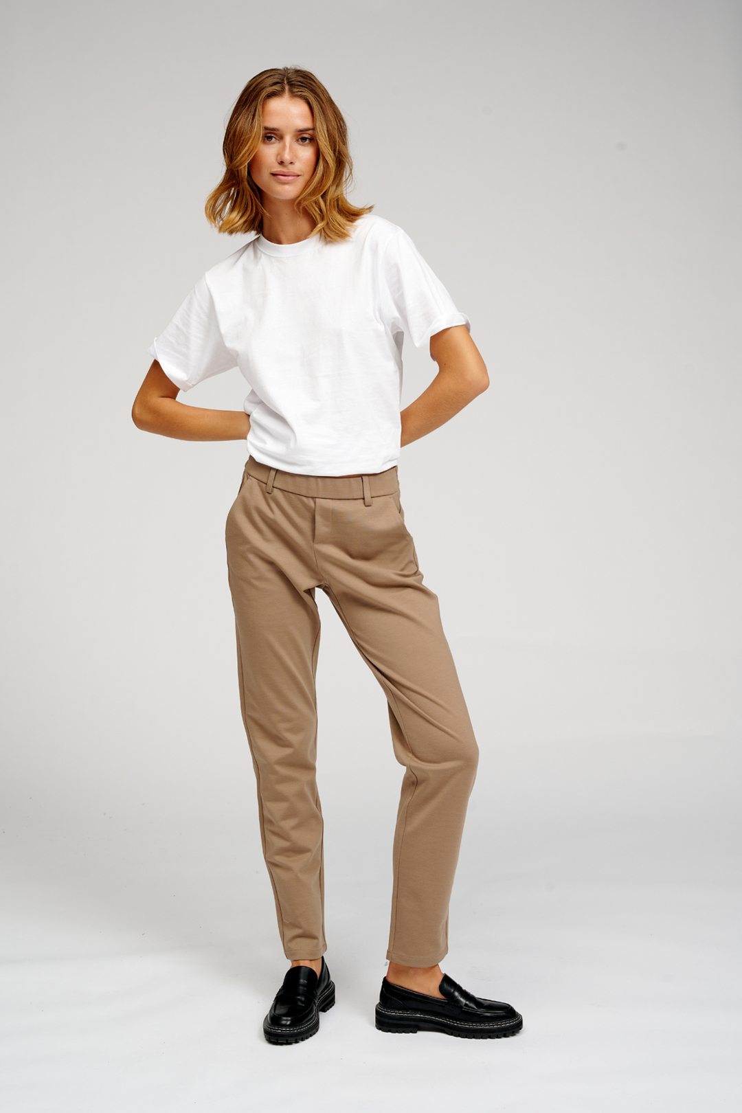 Pantalons Haylie - Beige Foncé