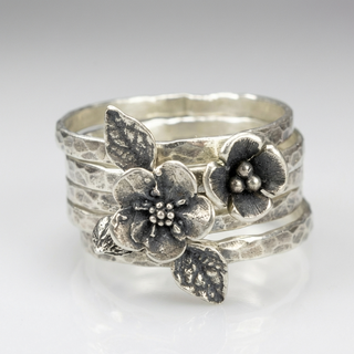 Bague Florale de Jardin Vintage