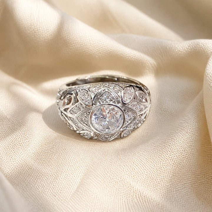 Bague en Argent Premium Cristallin