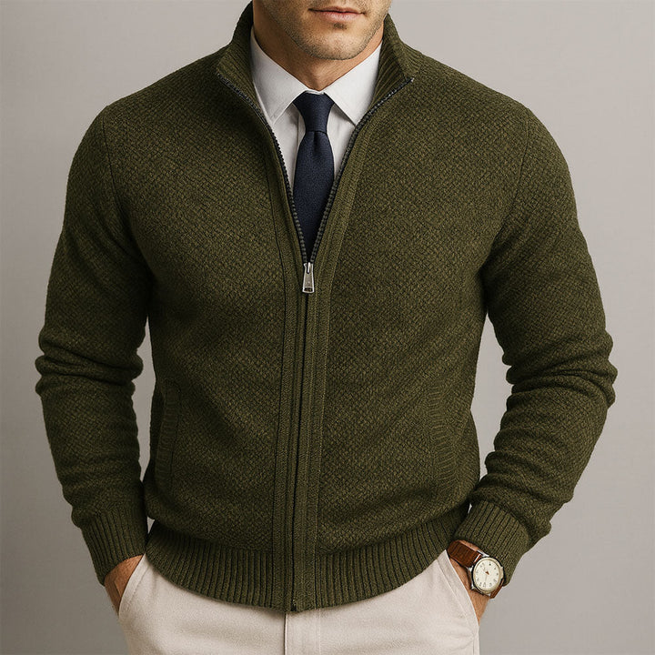 Marc | Cardigan zippé élégant