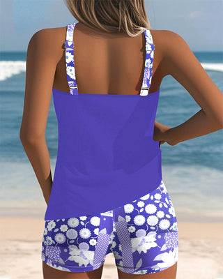 TRIANA | Ensemble de Tankini Florales avec Shorts