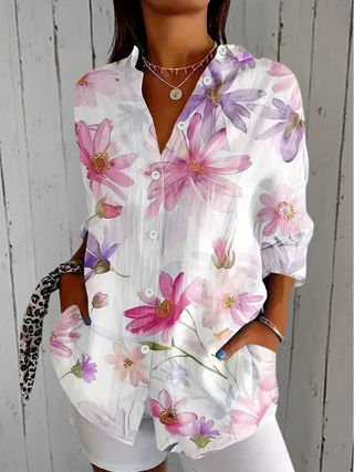 Anica | Blouse Artistique Vivace avec Boutons