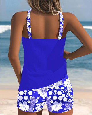 TRIANA | Ensemble de Tankini Florales avec Shorts