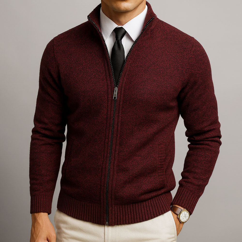 Marc | Cardigan zippé élégant