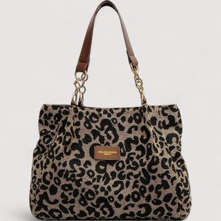 Lévrier – Sac de courses en toile léopard