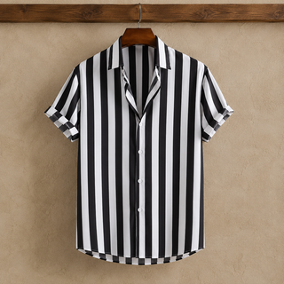 JOEY | Chemise à Manches Courtes Rayée