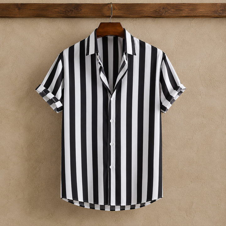 JOEY | Chemise à Manches Courtes Rayée