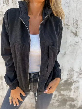 DELACROIX | Veste décontractée en velours côtelé pour femme
