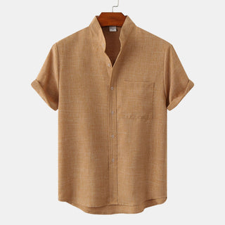 Marius | Chemise à Col Mao