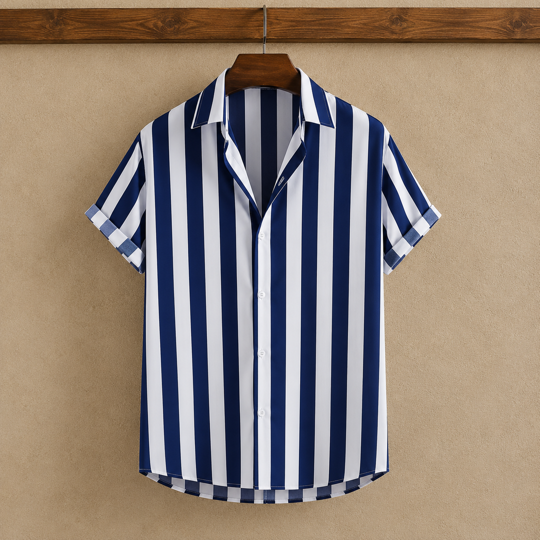 JOEY | Chemise à Manches Courtes Rayée