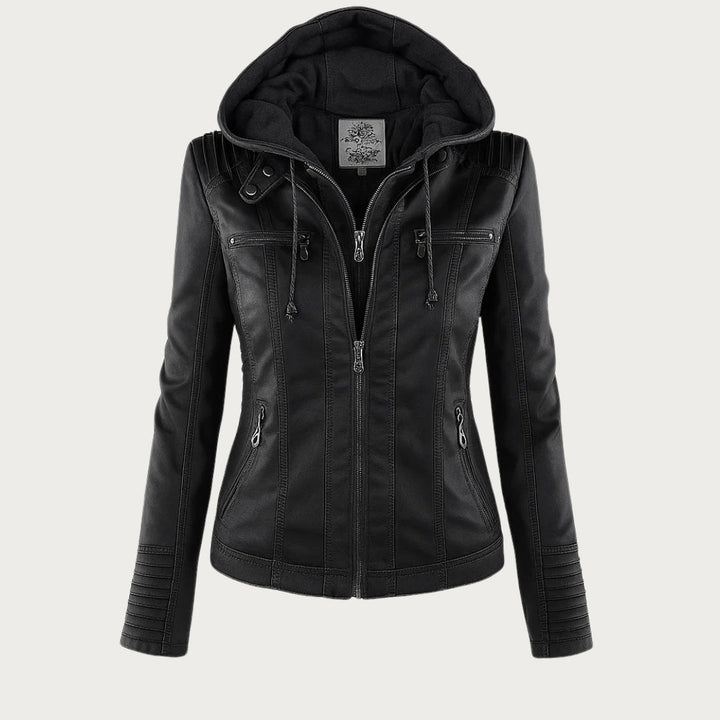 Flavia | Veste en Cuir Robuste et Élégante