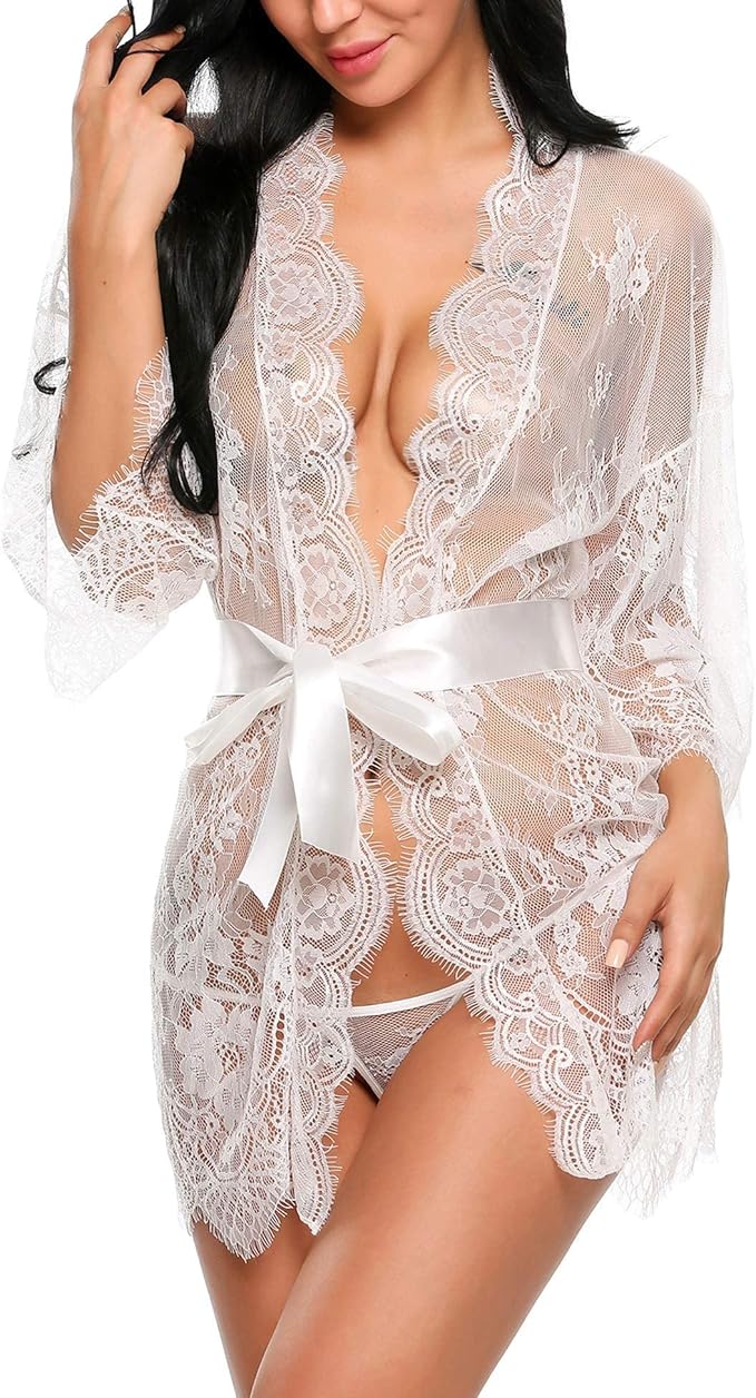 ISABELL – Ensemble Kimono & Babydoll séduisant