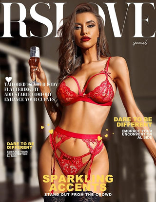 VANESSA – Ensemble de lingerie sexy avec porte-jarretelles