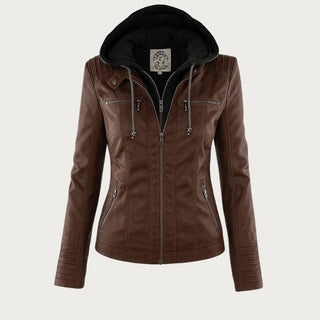Flavia | Veste en Cuir Robuste et Élégante