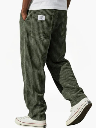 Pantalon en velours côtelé d'inspiration vintage