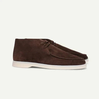 Chaussures à lacets en daim