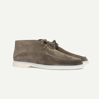 Chaussures à lacets en daim