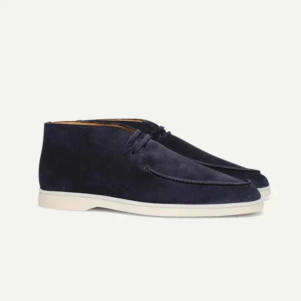 Chaussures à lacets en daim
