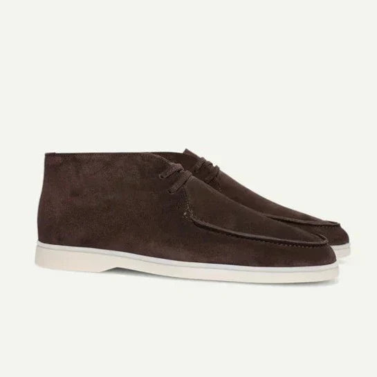 Chaussures à lacets en daim