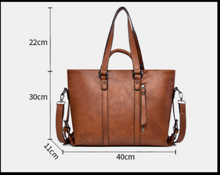 Olívia - Grand sac à main en cuir