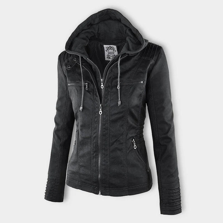 Flavia | Veste en Cuir Robuste et Élégante
