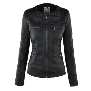Flavia | Veste en Cuir Robuste et Élégante