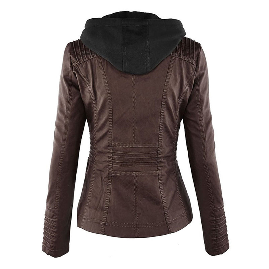 Flavia | Veste en Cuir Robuste et Élégante