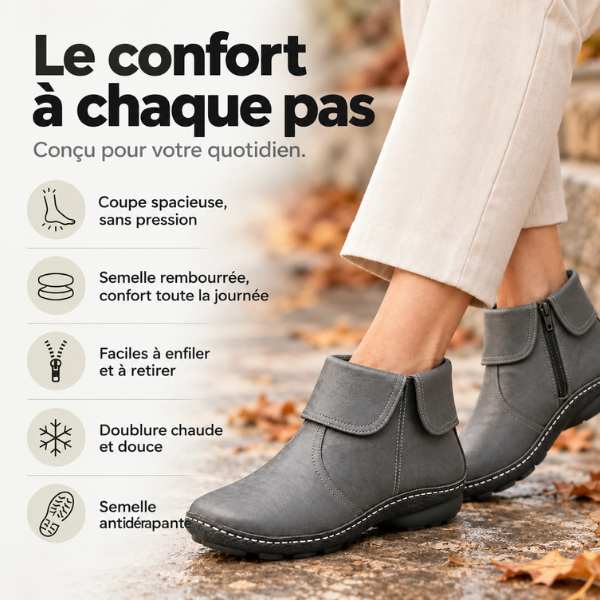 Claudine| bottines confortables