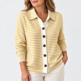 Juliète | Cardigan Rayé Confortable