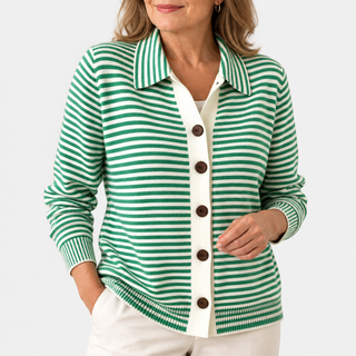 Juliète | Cardigan Rayé Confortable