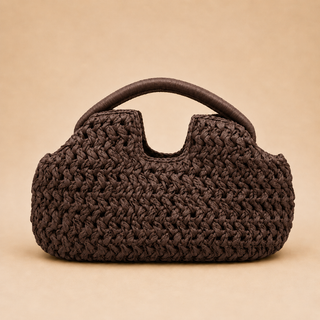 Sac à main à poignée tissée Gisela