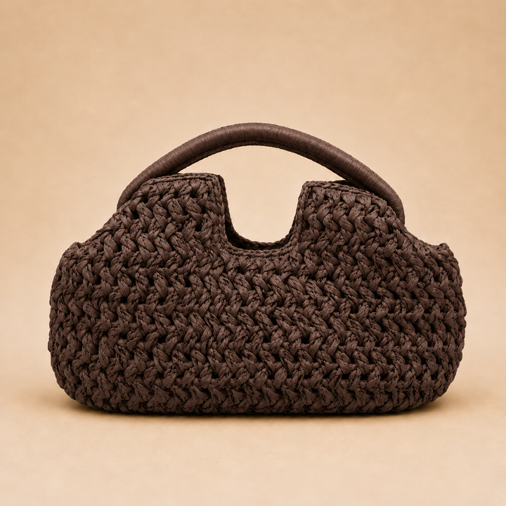 Sac à main à poignée tissée Gisela