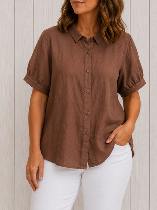 Pamela™ | Chemise Décontractée à Boutons