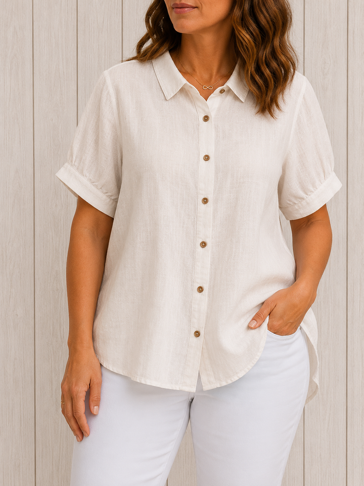 Pamela™ | Chemise Décontractée à Boutons