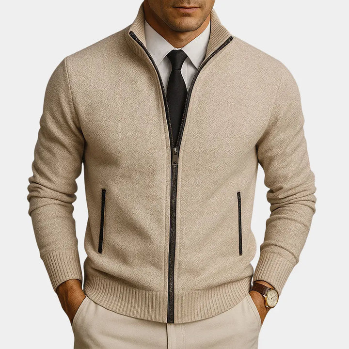 Marc | Cardigan zippé élégant