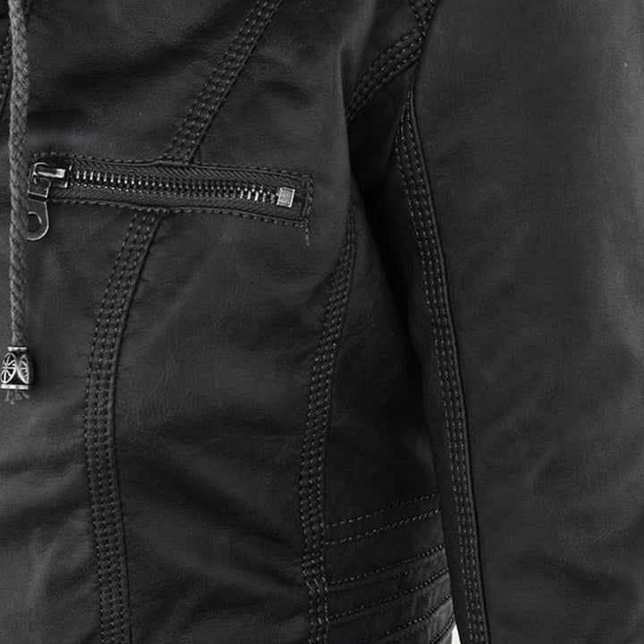 Flavia | Veste en Cuir Robuste et Élégante