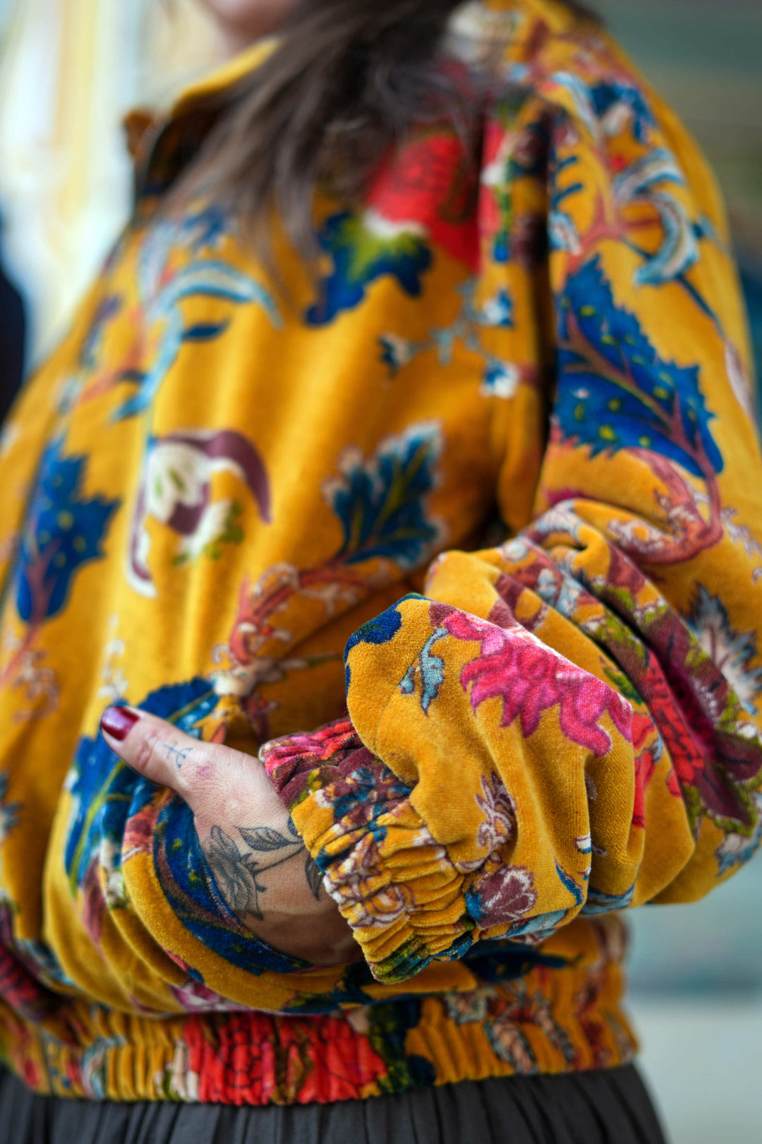 Velvet Rebel Jas Oker Jaune