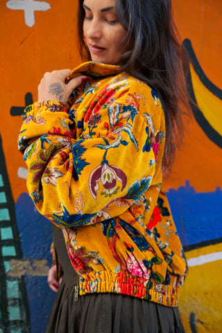 Velvet Rebel Jas Oker Jaune