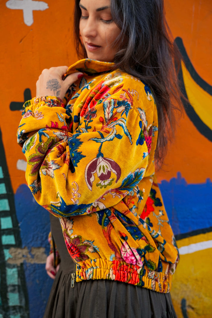 Velvet Rebel Jas Oker Jaune