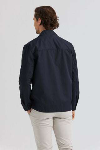 Chemise overshirt City Bleu Marine