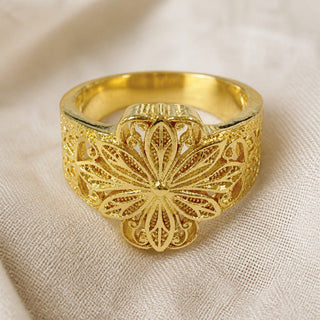 Bague Énonciatrice Gold Bloom