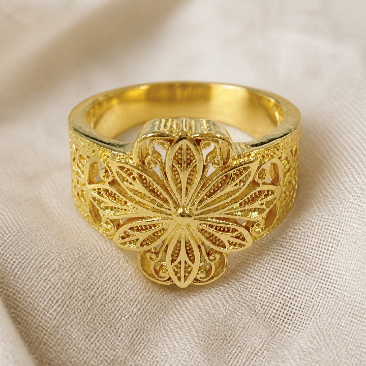 Bague Énonciatrice Gold Bloom