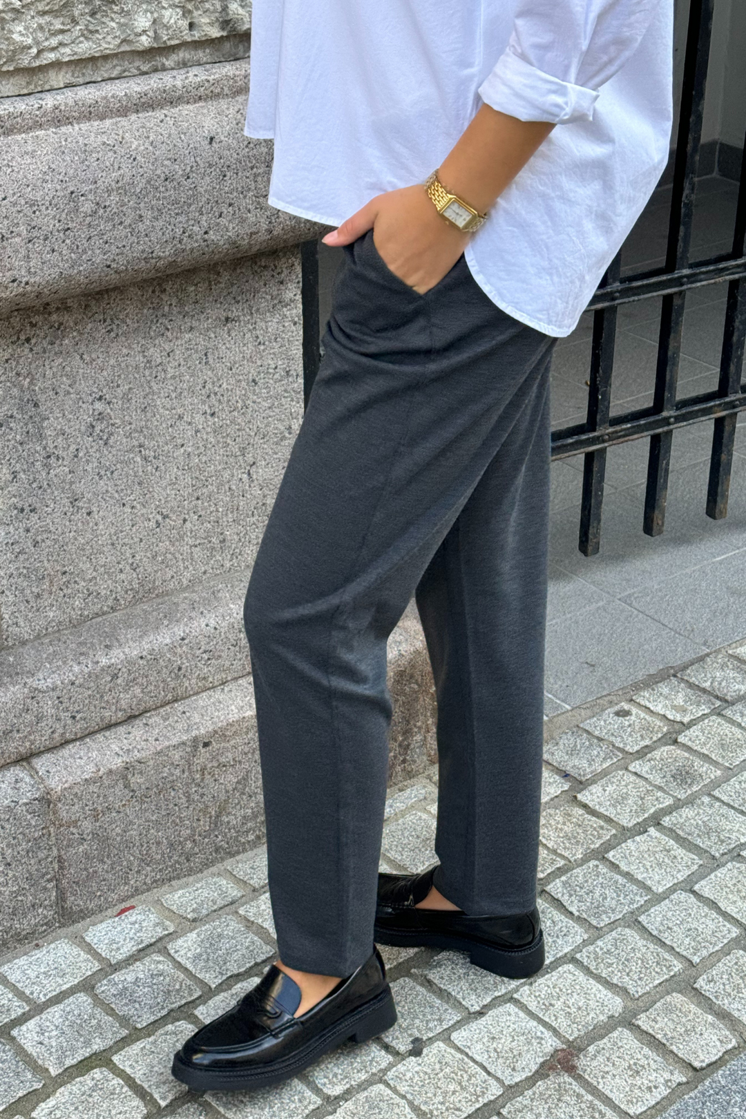 Pantalons Haylie - Gris foncé
