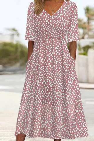 Romy | Robe Midi Couvrant le Ventre