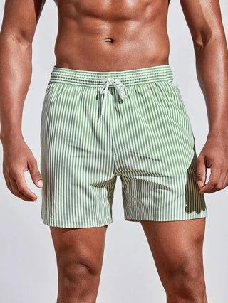 Maillot de bain à rayures élégant